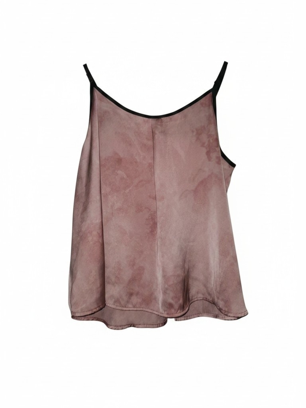 DKNY Mauve Satin Cami with Black Trim